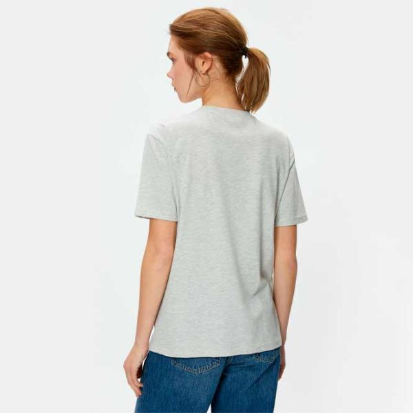 Tricou pentru femei Koton 4SAL10163IK 69 % viscoză/ Light Gray photo 4
