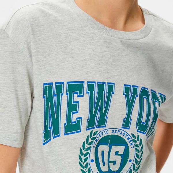 Tricou pentru femei Koton 4SAL10163IK 69 % viscoză/ Light Gray photo 5