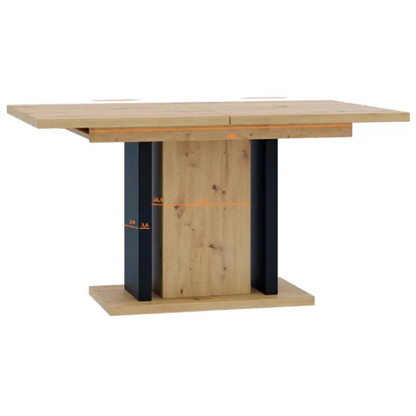 Кухонный стол раскладной Prospero Wood Меламиновая ДСП/ Коричневый photo 4 Кухонный стол раскладной Prospero Wood Меламиновая ДСП/ Коричневый photo 4