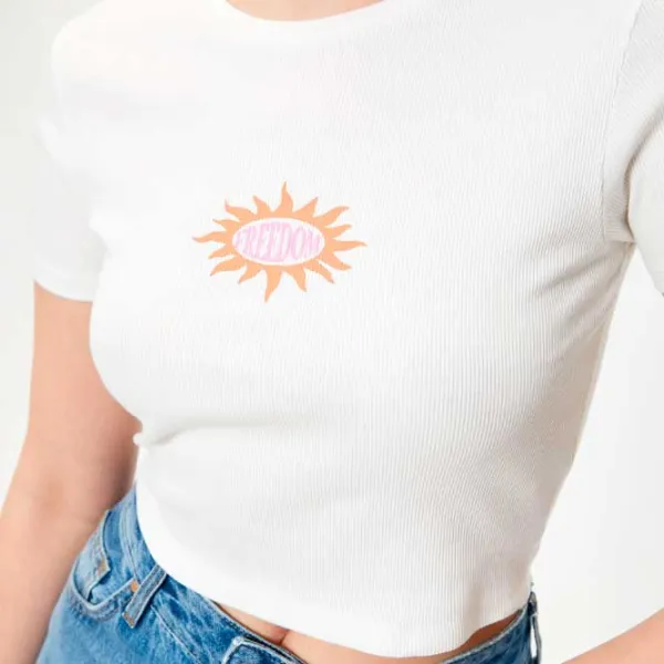 Tricou pentru femei Koton 4SAL10632IK 100% bumbac/ White photo 5