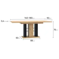 Кухонный стол раскладной Prospero Wild Меламиновая ДСП/ Коричневый photo 4