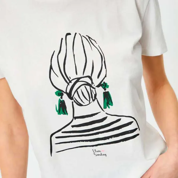 Tricou pentru femei Koton 4SAK50162EK 100% bumbac/ White photo 5