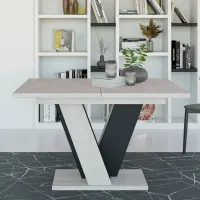 Кухонный стол раскладной Prospero Viney K350 Меламиновая ДСП/ Черный photo 4