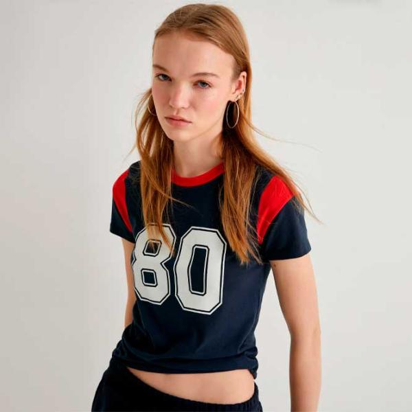 Tricou pentru femei Koton 4SAL10432IK 100% bumbac/ Navy photo 2