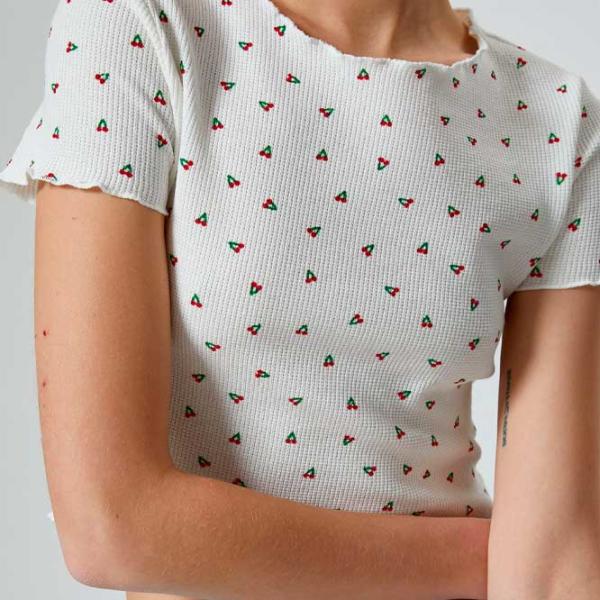 Tricou pentru femei Koton 4SAL10059IK 100% bumbac/ White photo 5