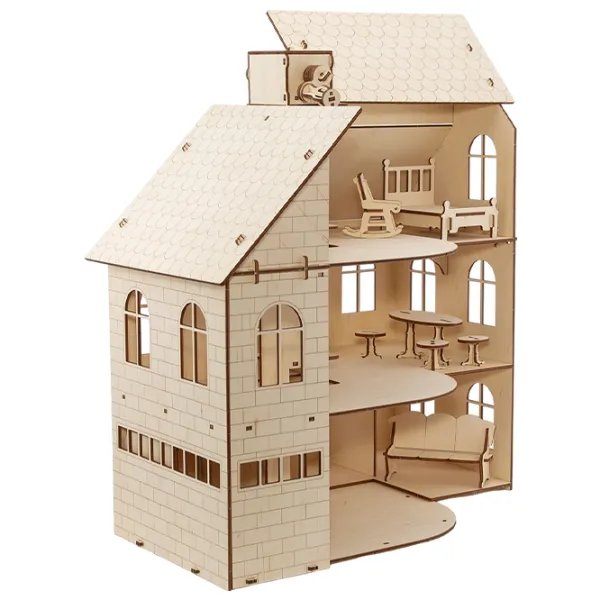 Puzzle 3D Ewa Toys Casa păpușilor 14+/ Numărul de piese: 131 photo 5 Puzzle 3D Ewa Toys Casa păpușilor 14+/ Numărul de piese: 131 photo 5