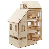 Пазл 3D Ewa Toys Кукольный домик 14+/ Количество деталей: 131 photo 5