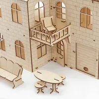 Пазл 3D Ewa Toys Кукольный домик 14+/ Количество деталей: 131 photo 6