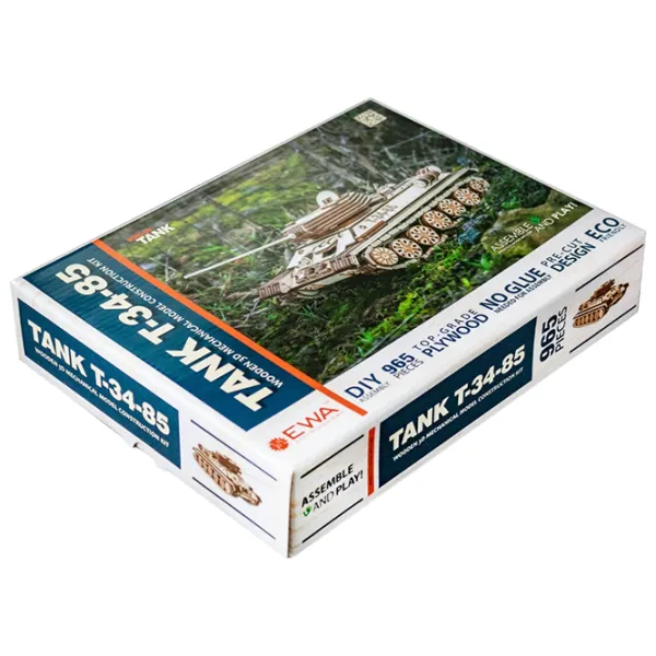 Пазл 3D Ewa Toys Танк T-34-85 14+/ Количество деталей: 965 photo 8 Пазл 3D Ewa Toys Танк T-34-85 14+/ Количество деталей: 965 photo 8