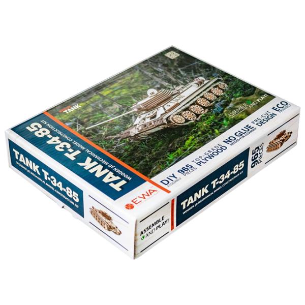 Пазл 3D Ewa Toys Танк T-34-85 14+/ Количество деталей: 965 photo 8 Пазл 3D Ewa Toys Танк T-34-85 14+/ Количество деталей: 965 photo 8
