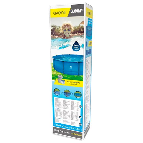 Piscină Avenli 12016EU 6765 l/ Cu cadru/ Blue photo 5
