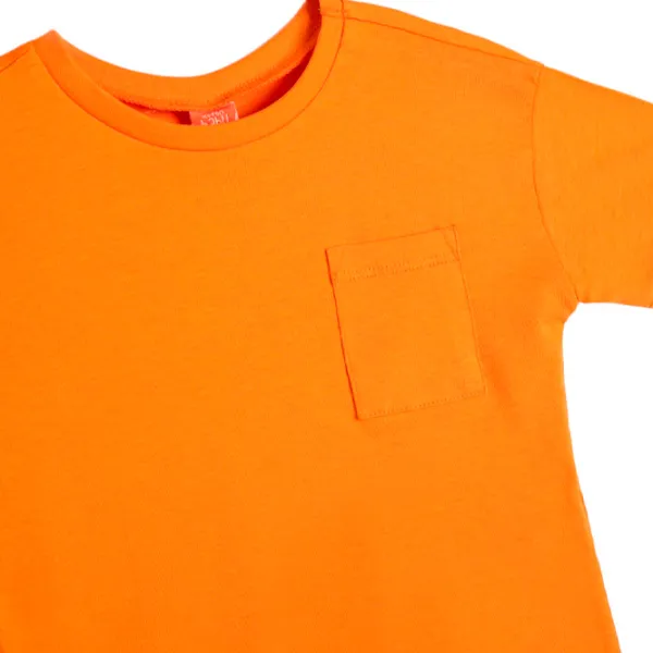 Tricou pentru băieți Koton 4SMB10002TK 92 / Orange photo 3