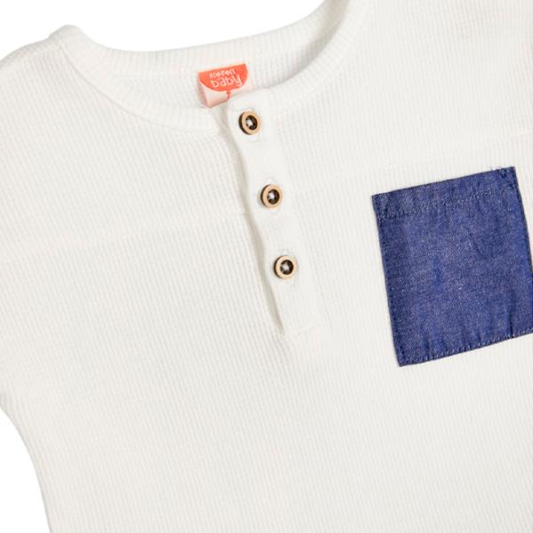 Футболка для мальчиков Koton 4SMB10006TK 98/ Экрю photo 3