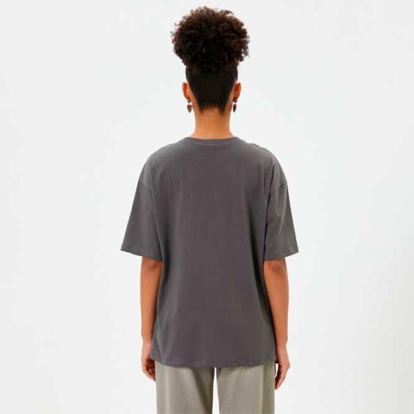 Tricou pentru femei Koton 4SAL10014IK 100% bumbac/ Anthracite photo 4 Tricou pentru femei Koton 4SAL10014IK 100% bumbac/ Anthracite photo 4