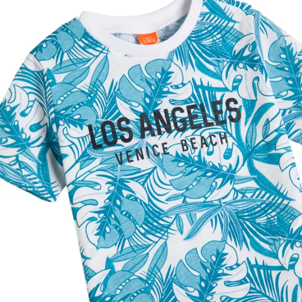 Футболка для мальчиков Koton 4SMB10166TK 98/ Экрю photo 3