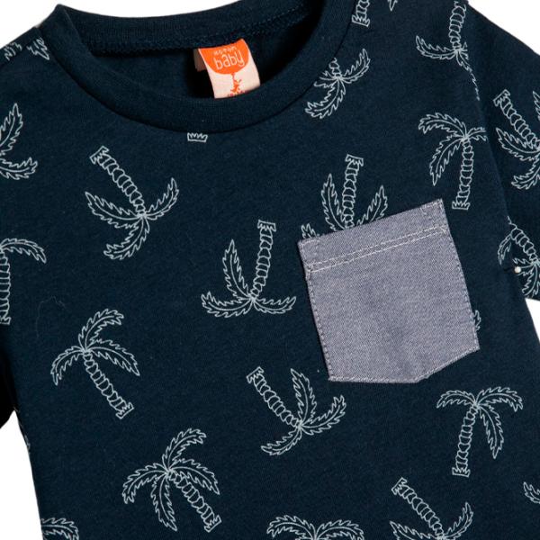 Tricou pentru băieți Koton 4SMB10176TK 86/ Navy photo 3