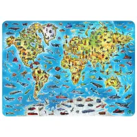 Puzzle 2D Ewa Toys Harta lumii 14+/ Numărul de piese: 501 photo 3