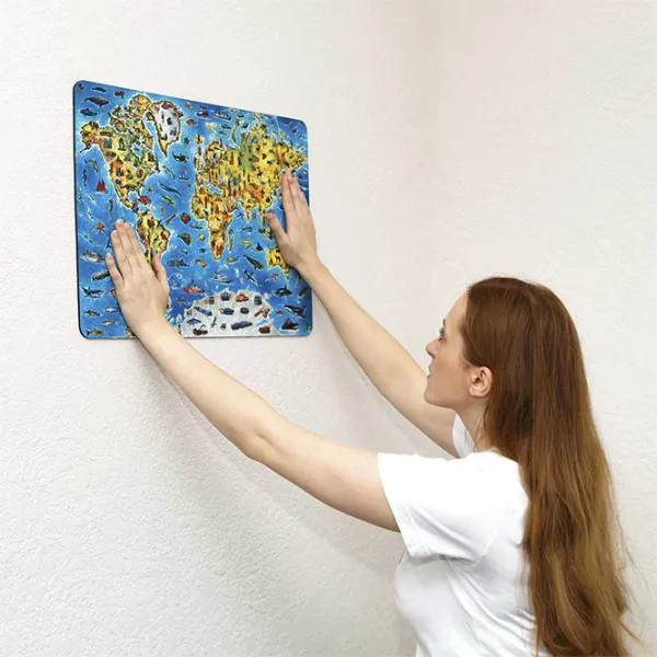 Puzzle 2D Ewa Toys Harta lumii 14+/ Numărul de piese: 501 photo 8