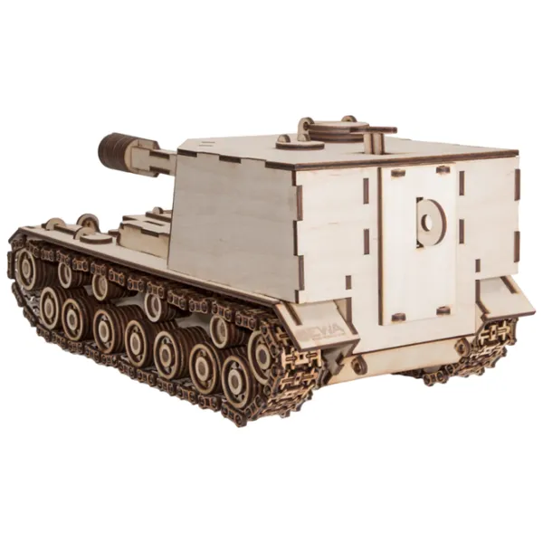 Puzzle 3D Ewa Toys Tanc SAU-212 14+/ Numărul de piese: 684 photo 2 Puzzle 3D Ewa Toys Tanc SAU-212 14+/ Numărul de piese: 684 photo 2