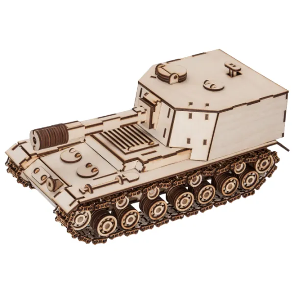 Puzzle 3D Ewa Toys Tanc SAU-212 14+/ Numărul de piese: 684 photo 3 Puzzle 3D Ewa Toys Tanc SAU-212 14+/ Numărul de piese: 684 photo 3
