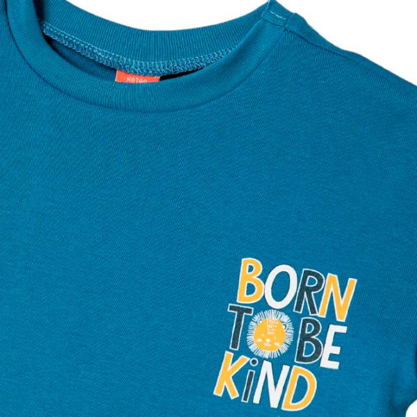 Tricou pentru băieți Koton 4SMB10017TK 86/ Blue photo 3