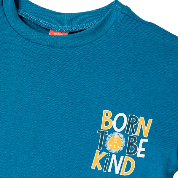 Tricou pentru băieți Koton 4SMB10017TK 104/ Blue photo 3