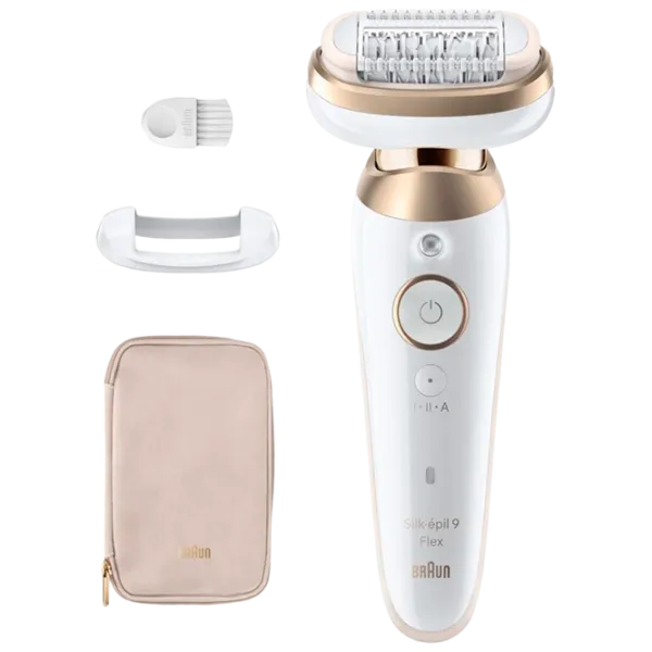 Эпилятор Braun SES 9011 Сухая/ Влажная/ Золотой Белый photo 2