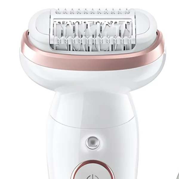 Эпилятор Braun SES 9000 Сухая/ Влажная/ Розовый Белый photo 3