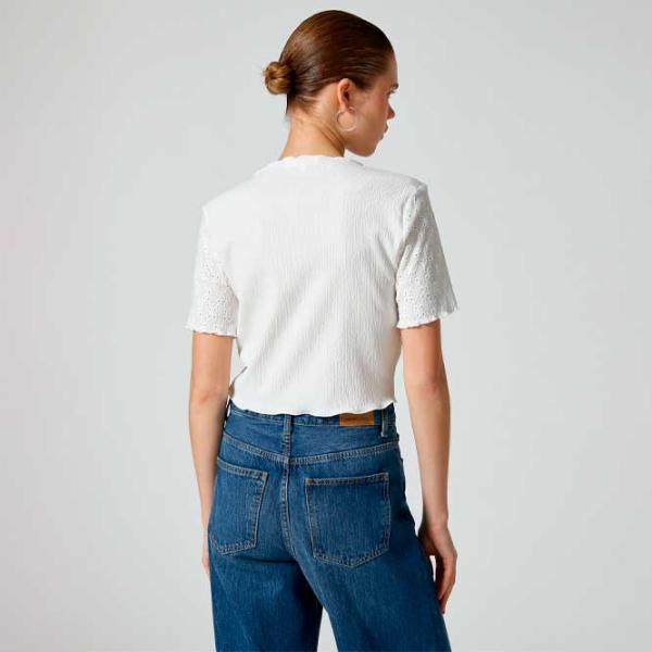 Tricou pentru femei Koton 4SAL10026IK 100% bumbac/ White photo 4