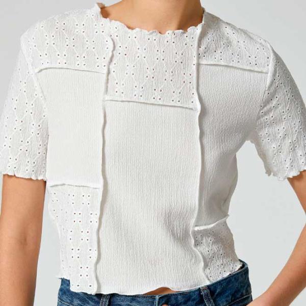 Tricou pentru femei Koton 4SAL10026IK 100% bumbac/ White photo 5