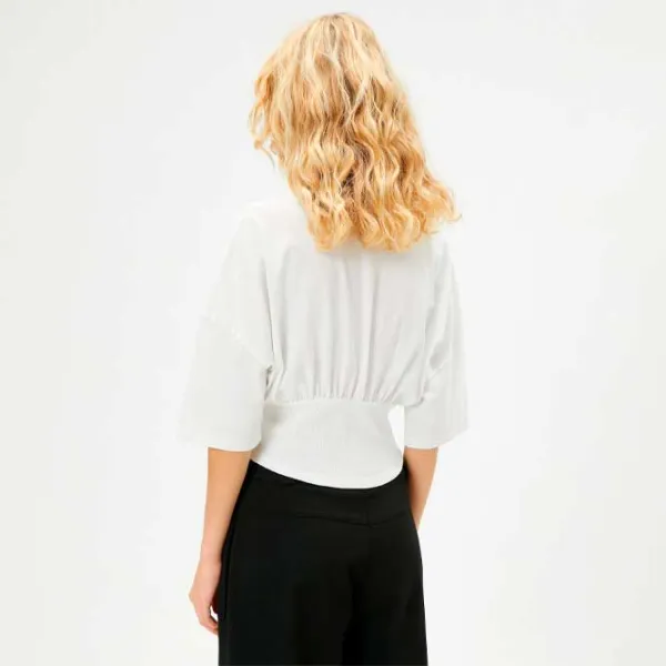 Tricou pentru femei Koton 4SAL10004IK 100% bumbac/ White photo 4