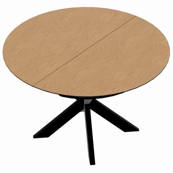 Masă de bucătărie extensibilă DecoPrim Nova Furnir Black Top+Black Leg MDF/ Black photo 7 Masă de bucătărie extensibilă DecoPrim Nova Furnir Black Top+Black Leg MDF/ Black photo 7