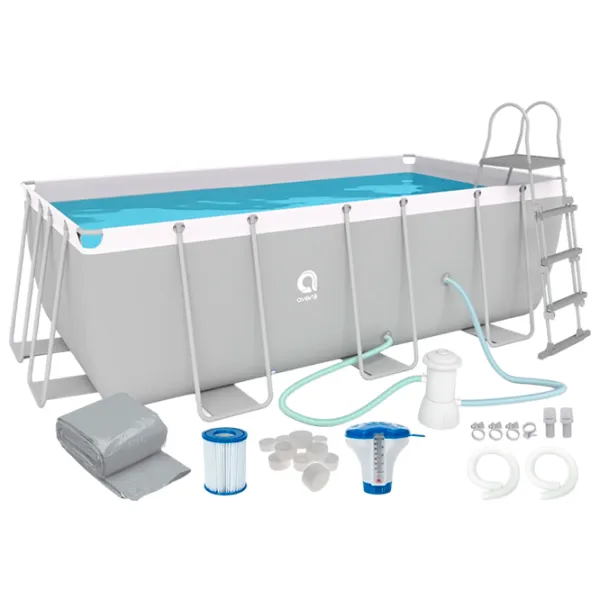 Piscină Avenli 17727EU Promo Set 8870 l/ Cu cadru/ Grey photo 2