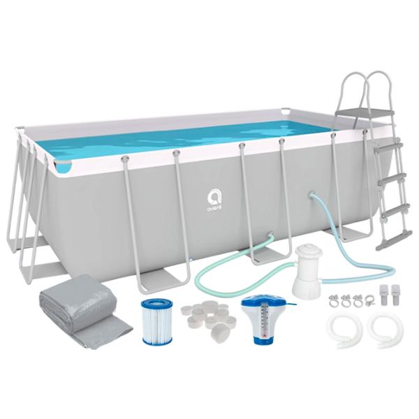 Piscină Avenli 17727EU Promo Set 8870 l/ Cu cadru/ Grey photo 2