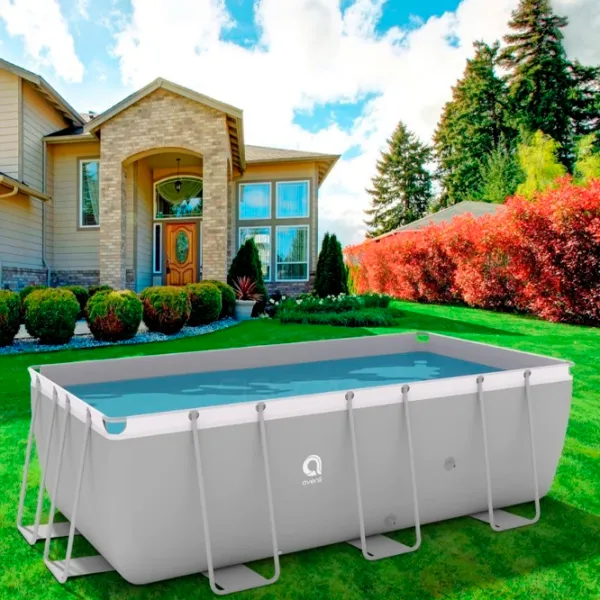 Piscină Avenli 17727EU Promo Set 8870 l/ Cu cadru/ Grey photo 8