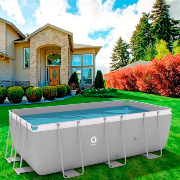 Piscină Avenli 17727EU Promo Set 8870 l/ Cu cadru/ Grey photo 8