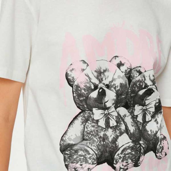 Tricou pentru femei Koton 4SAL10651IK 100% bumbac/ White photo 5