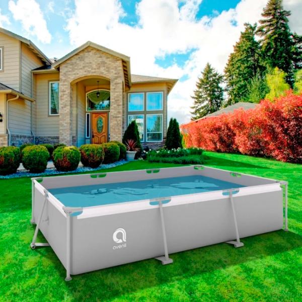 Piscină Avenli 17771EU 3701 l/ Cu cadru/ Grey photo 4