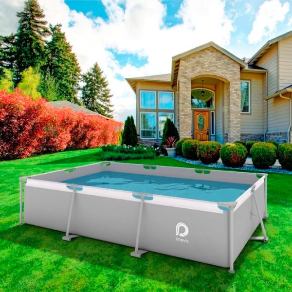 Piscină Avenli 17771EU 3701 l/ Cu cadru/ Grey photo 5