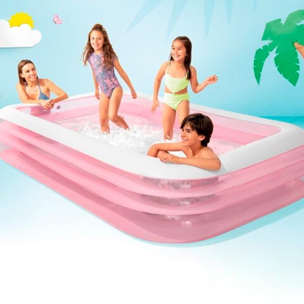 Piscină Intex 58487 999 l/ Gonflabil/ Pink photo 3 Piscină Intex 58487 999 l/ Gonflabil/ Pink photo 3