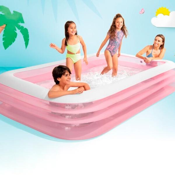 Piscină Intex 58487 999 l/ Gonflabil/ Pink photo 4 Piscină Intex 58487 999 l/ Gonflabil/ Pink photo 4