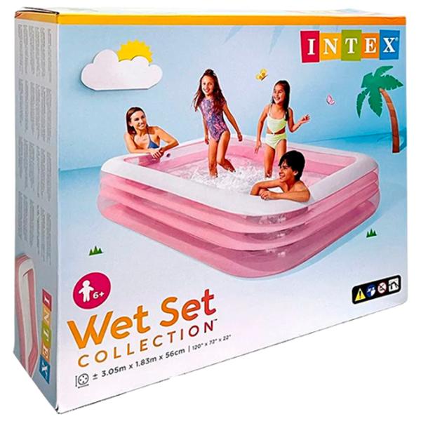 Piscină Intex 58487 999 l/ Gonflabil/ Pink photo 5 Piscină Intex 58487 999 l/ Gonflabil/ Pink photo 5