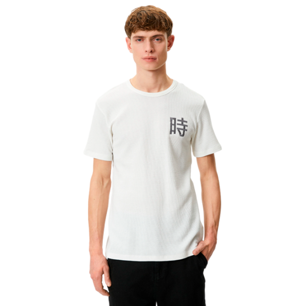 Tricou pentru bărbați Koton 4SAM10030HK 100% bumbac/ Ecru photo 6