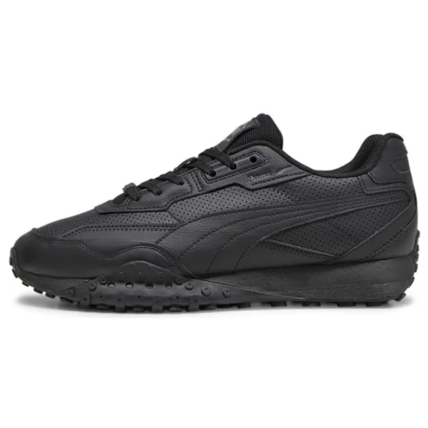 Adidași pentru bărbați Puma Blacktop Rider Leather 47/ Black photo 2