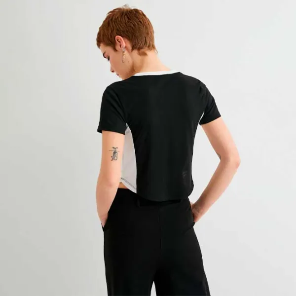 Tricou pentru femei Koton 4SAL10664IK 100% bumbac/ Black photo 4