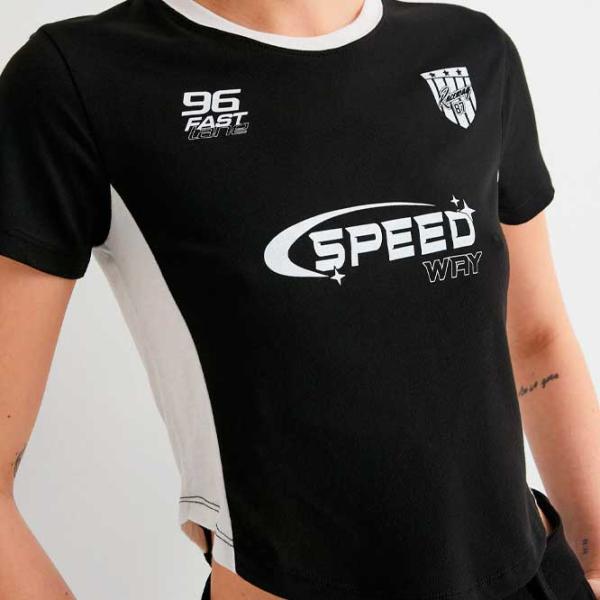 Tricou pentru femei Koton 4SAL10664IK 100% bumbac/ Black photo 5