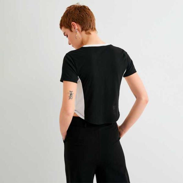 Футболка для женщин Koton 4SAL10664IK 100% хлопок/ Черный photo 4