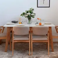 Кухонный стол Fabrik Home Crown Дерево/ White photo 3