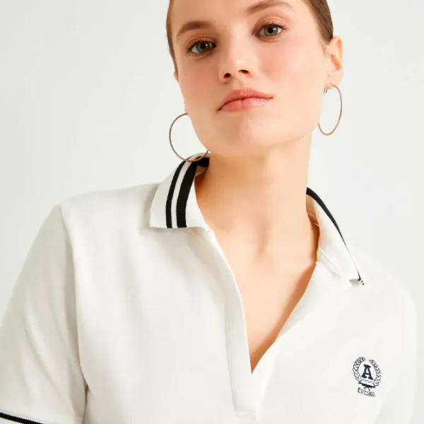 Tricou pentru femei Koton 4SAK50433EK 95% poliester/ White photo 3