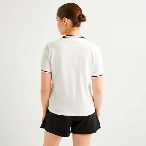 Tricou pentru femei Koton 4SAK50433EK 95% poliester/ White photo 5